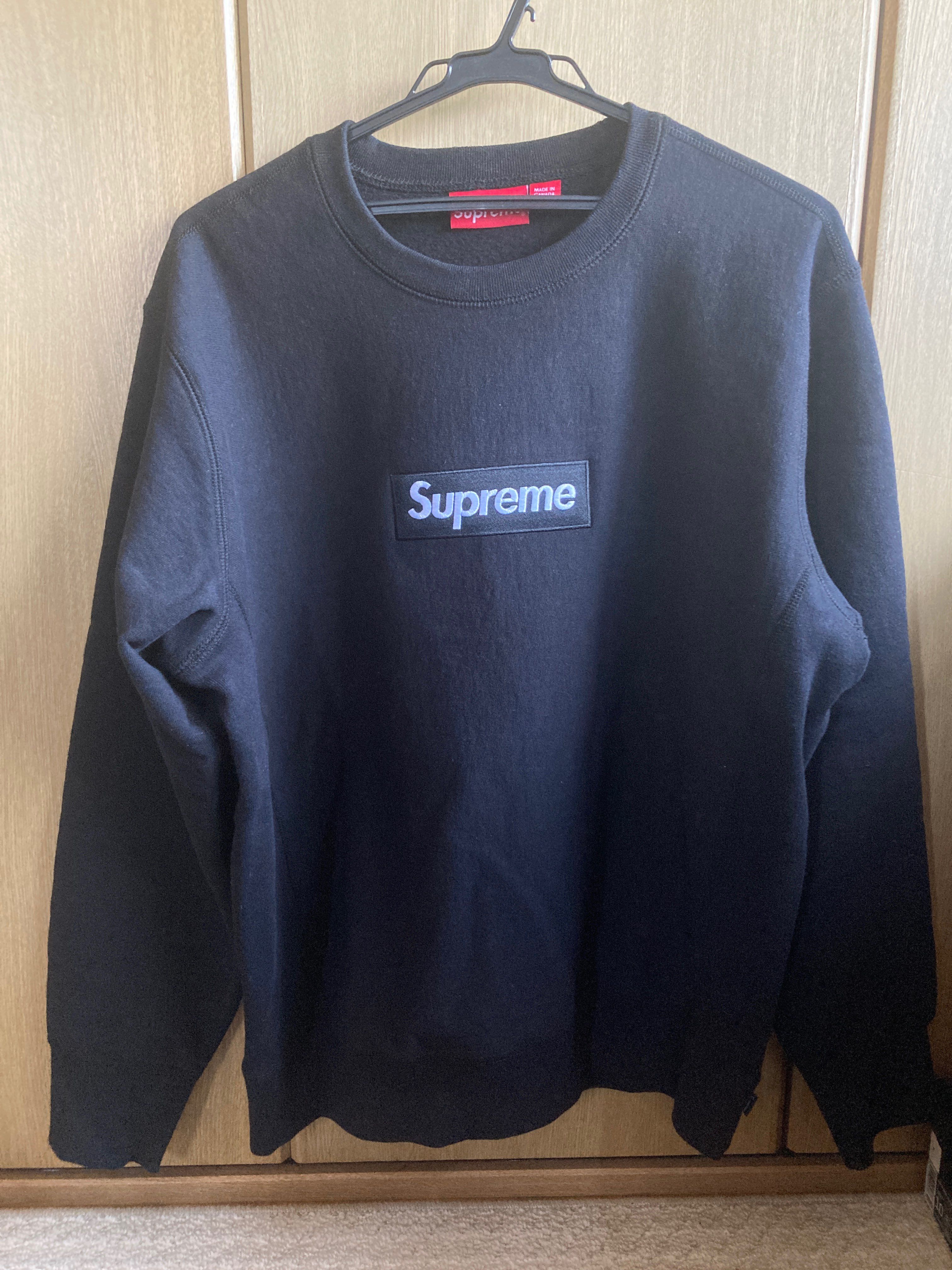 Supreme Box Logo Crewneck Sweatshirt "Black" (18FW)
