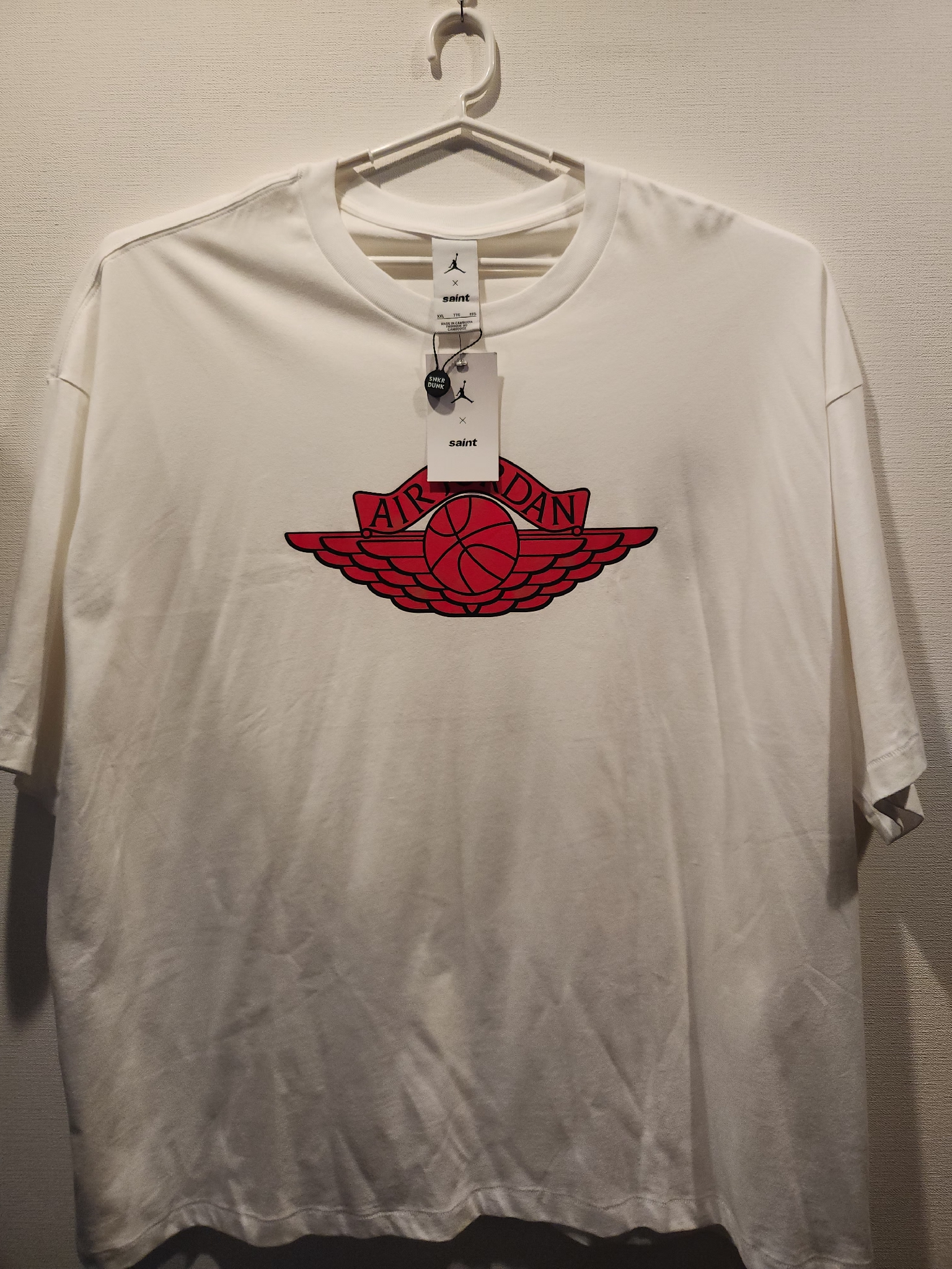 Nike Jordan x SAINT Mxxxxxx M J SM SS Tee "White"