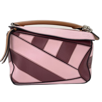 ロエベ LOEWE レザー 2WAYパズルバッグスモール ハンドバッグ【中古】