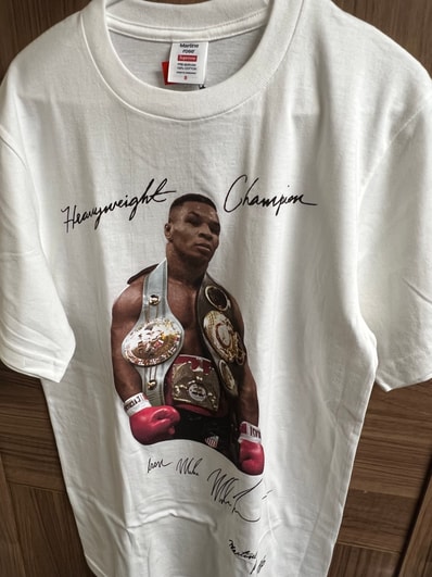 Supreme x Martine Rose Champion Tee (Mike Tyson) "White"
