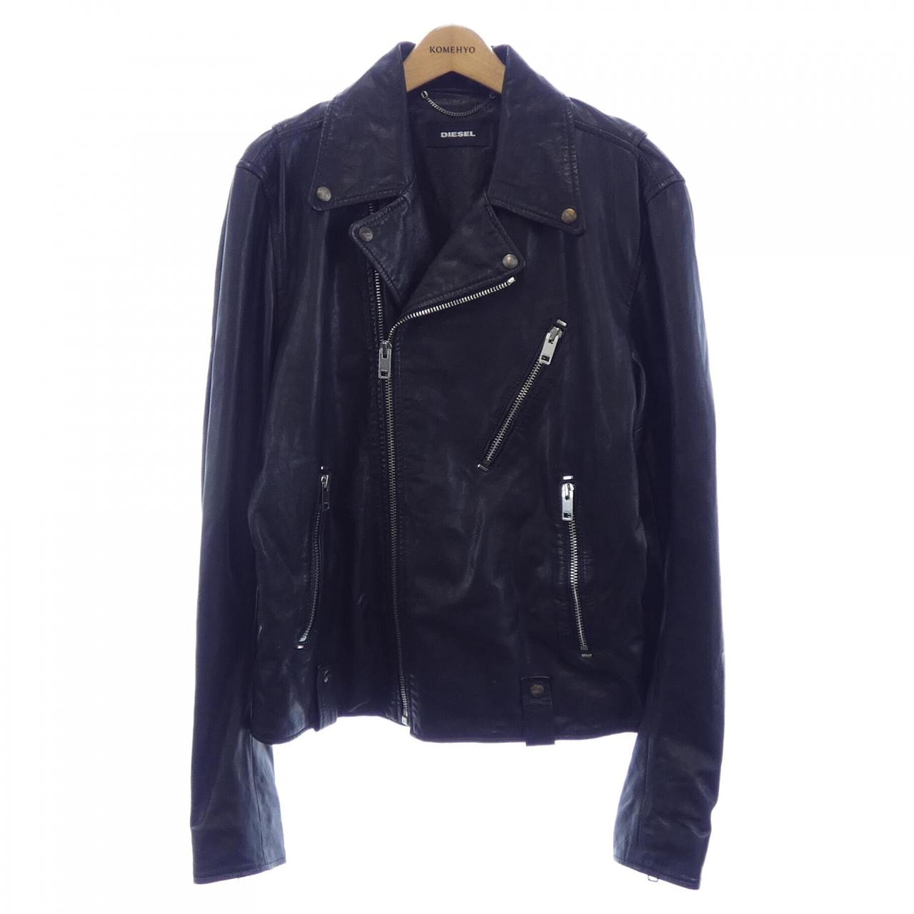 ディーゼル DIESEL レザーライダースジャケット