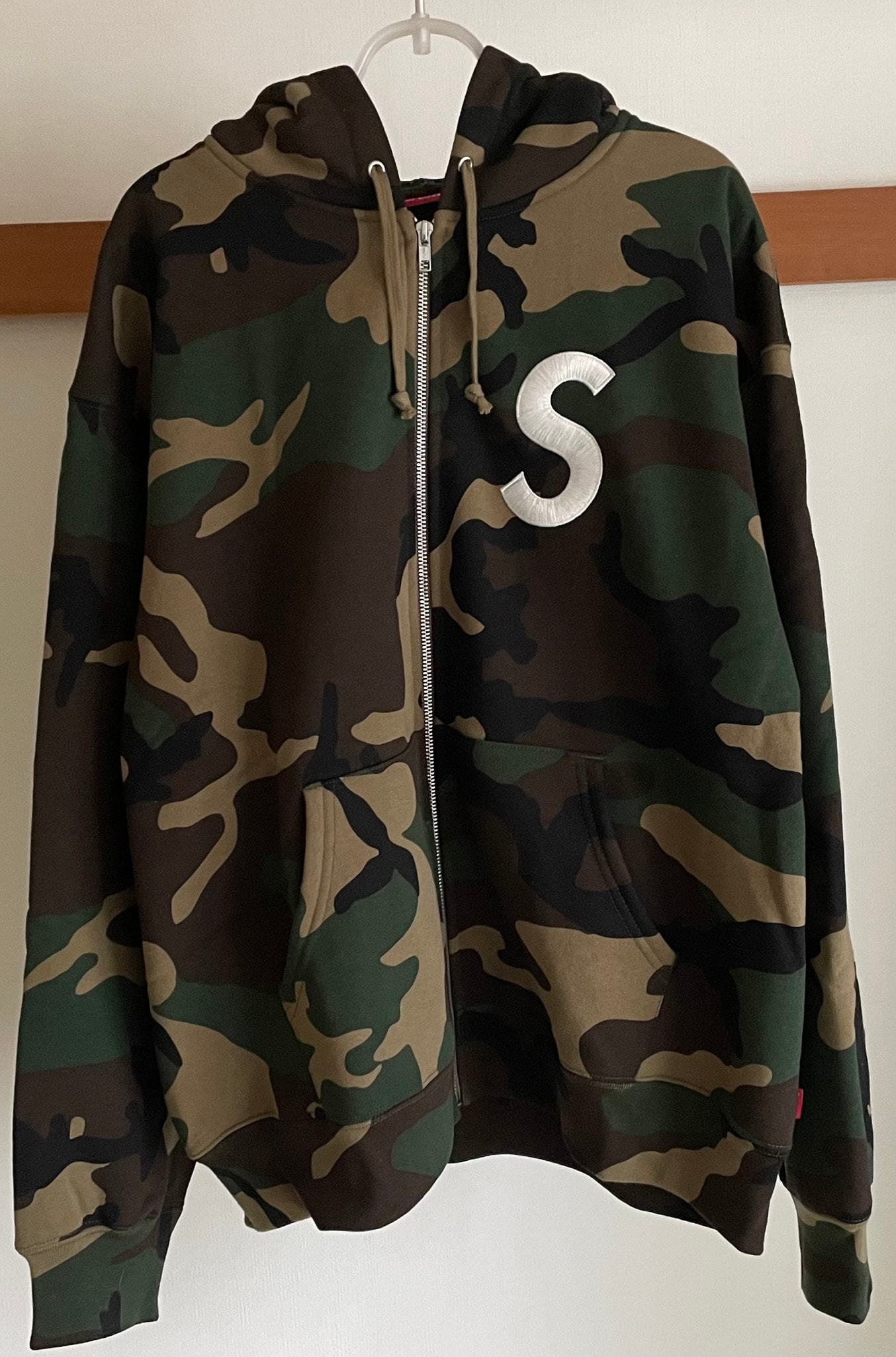Supreme S Logo Zip Up Hooded Sweatshirt (25FW) 