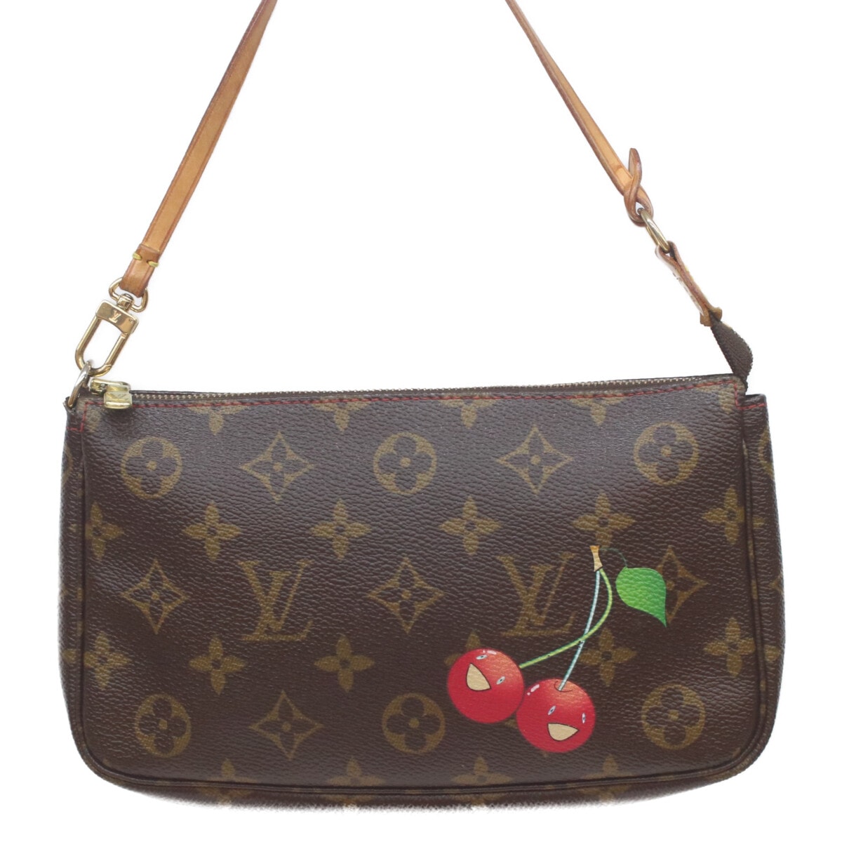 ルイヴィトン 05年 M95008 モノグラムチェリー ポシェットアクセソワール