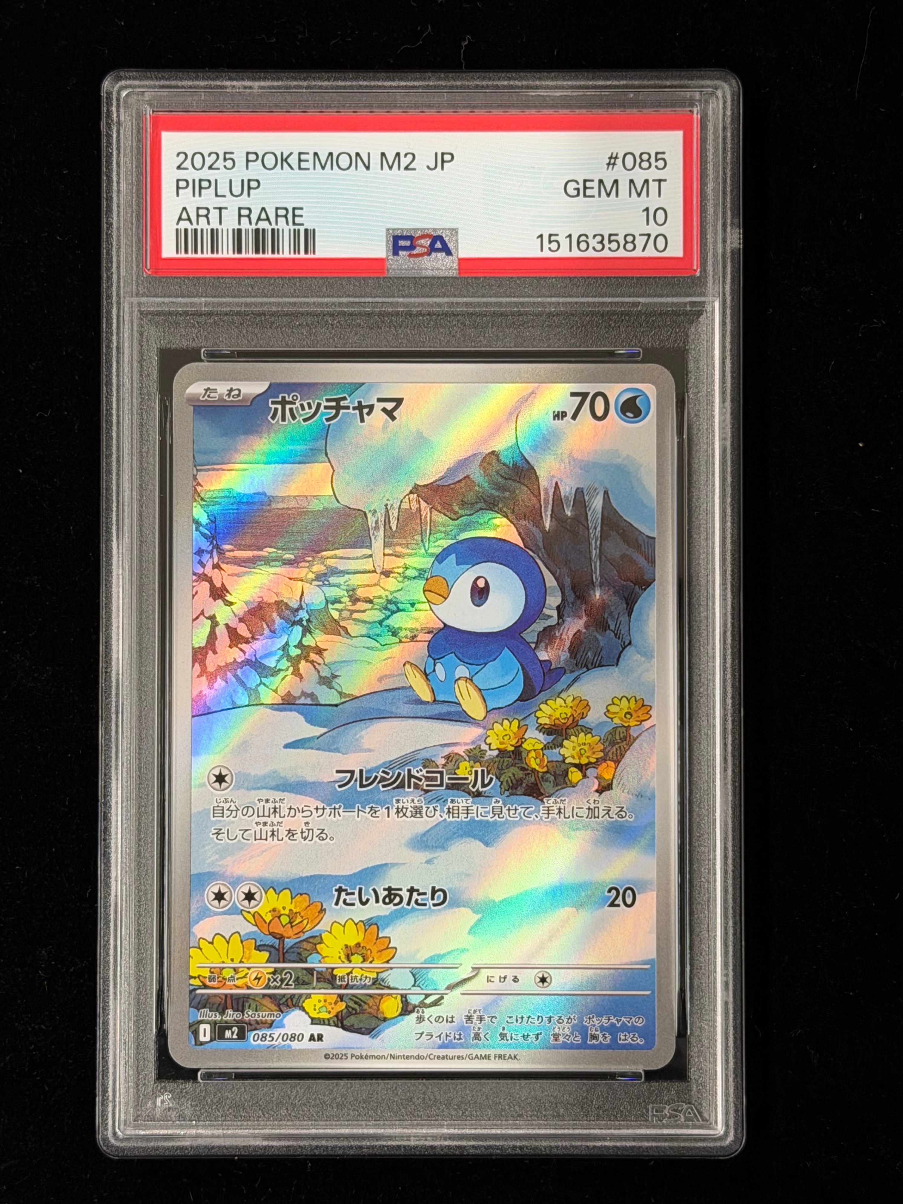 PSA10】ポッチャマ AR [M2 085/080](拡張パック「インフェルノX」) 1枚