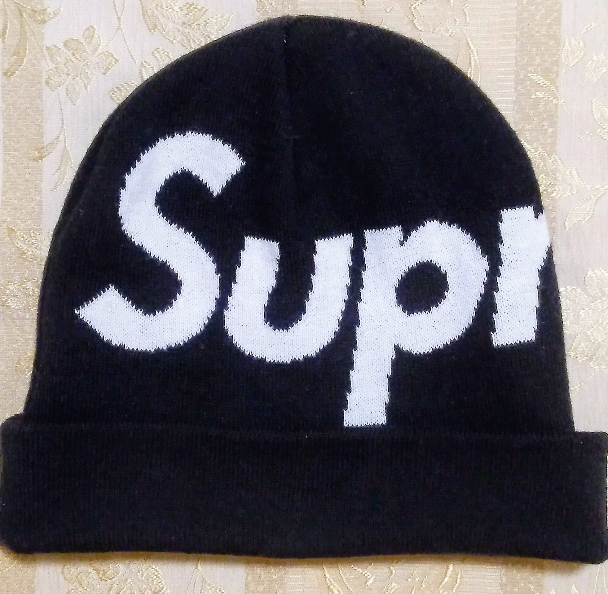 Supreme Big Logo Beanie "Black" (23FW)