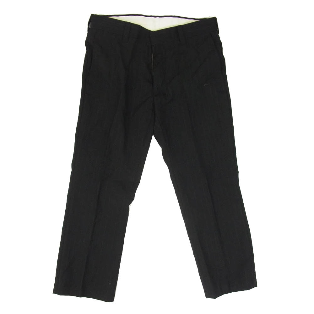 WACKO MARIA ワコマリア パンツ ストライプ スラックス パンツ ブラック系 S【中古】