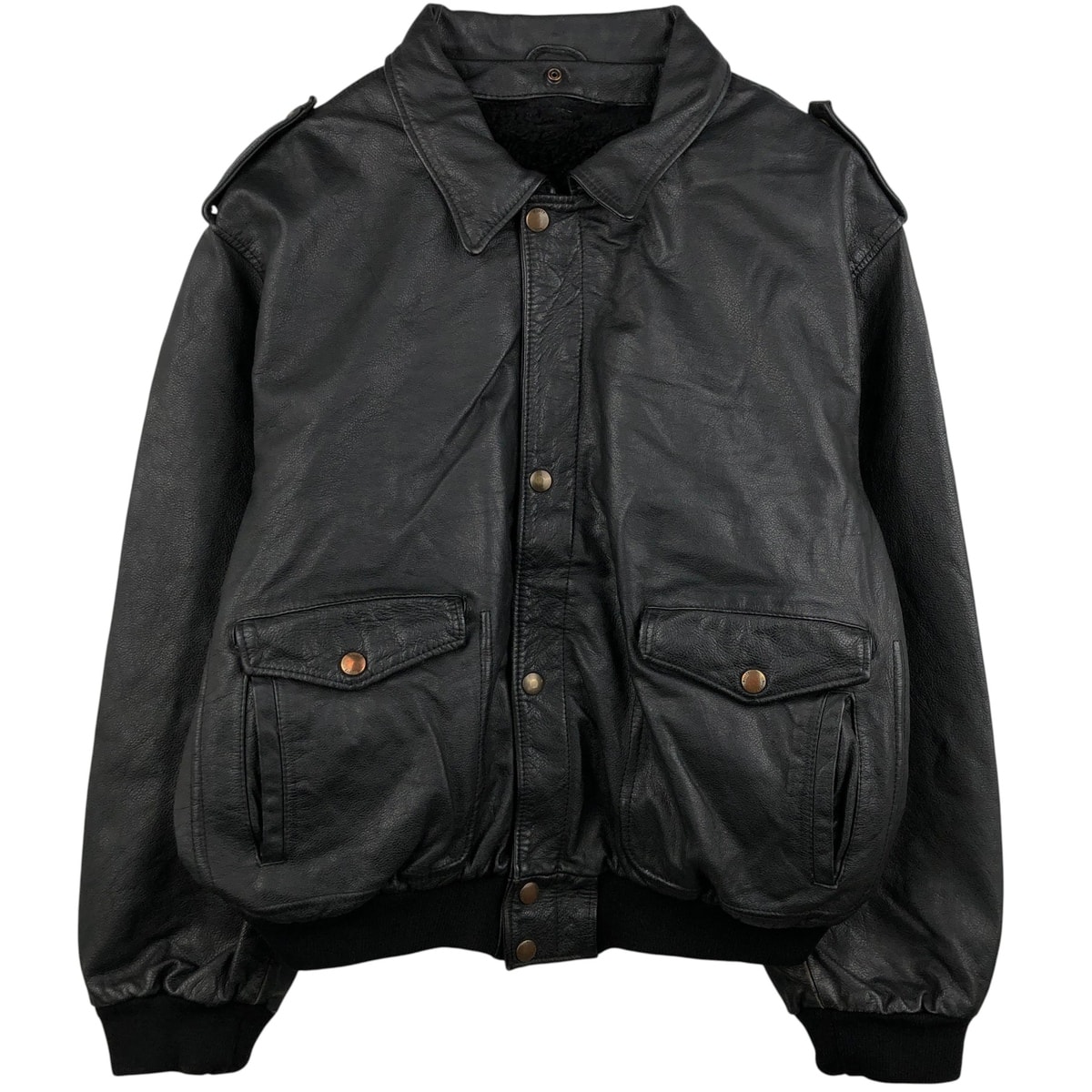 古着 ショット SCHOTT A-2タイプ レザーフライトジャケット イタリア製 メンズXXL相当/eaa568234
