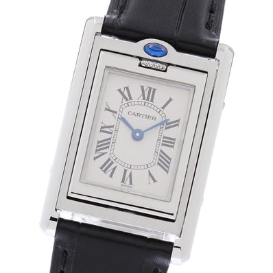 カルティエ タンクバスキュラント SM W1011158 レディース 【中古】
