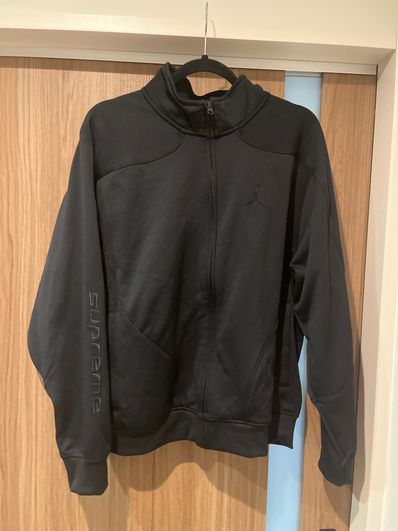 Supreme x Jordan Tricot Track Jacket "Black"