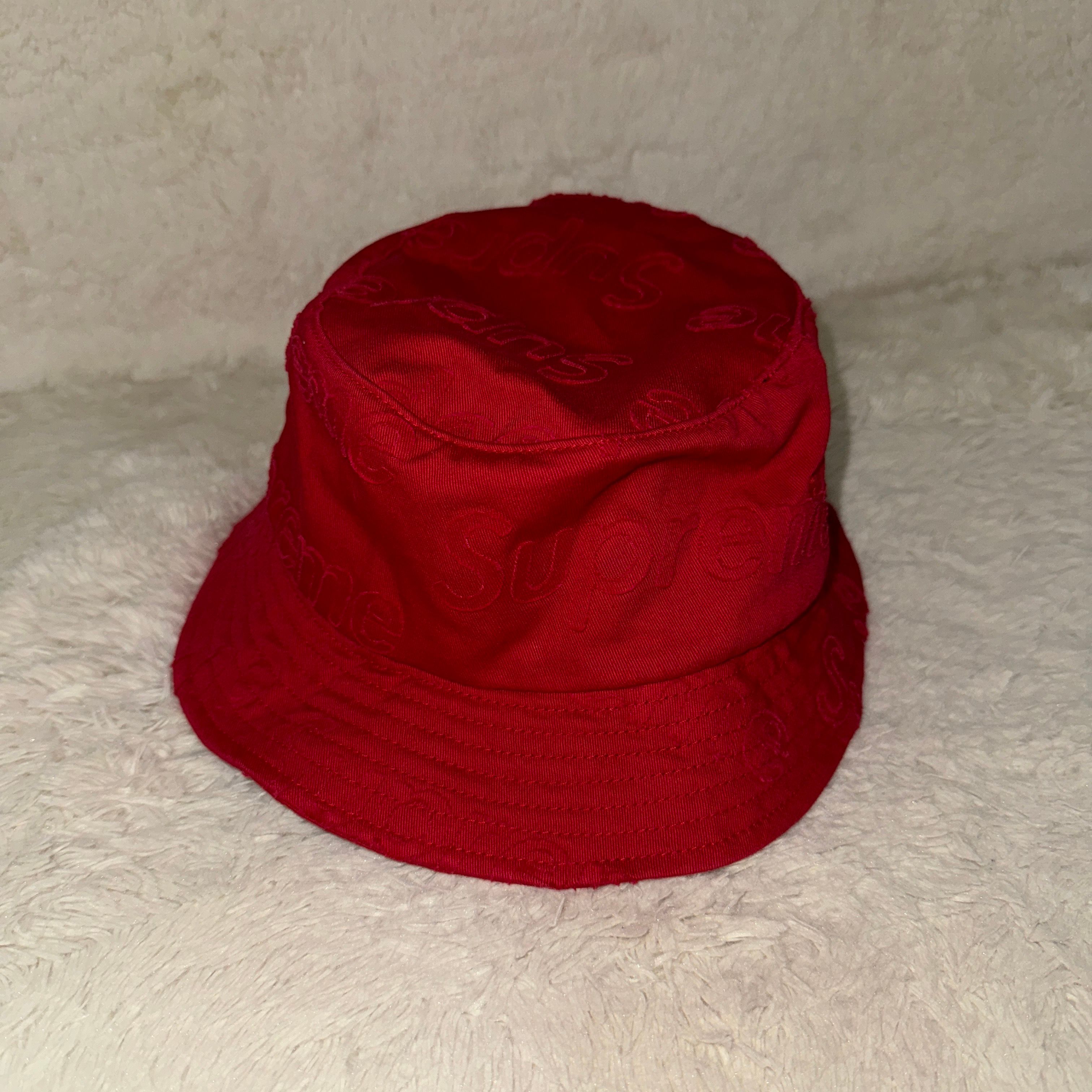 Supreme Lasered Twill Crusher "Red"