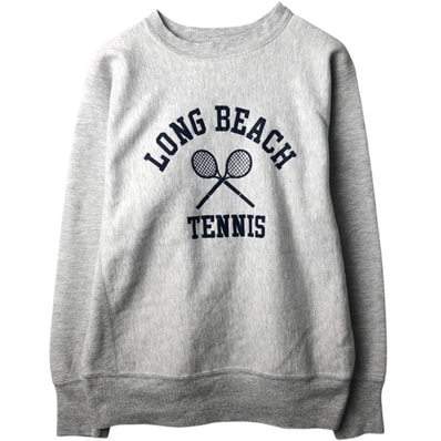 古着 90年代 チャンピオン リバースウィーブ トリコタグ アドバタイジング スウェットシャツ トレーナー USA製 メンズL相当/evb034517