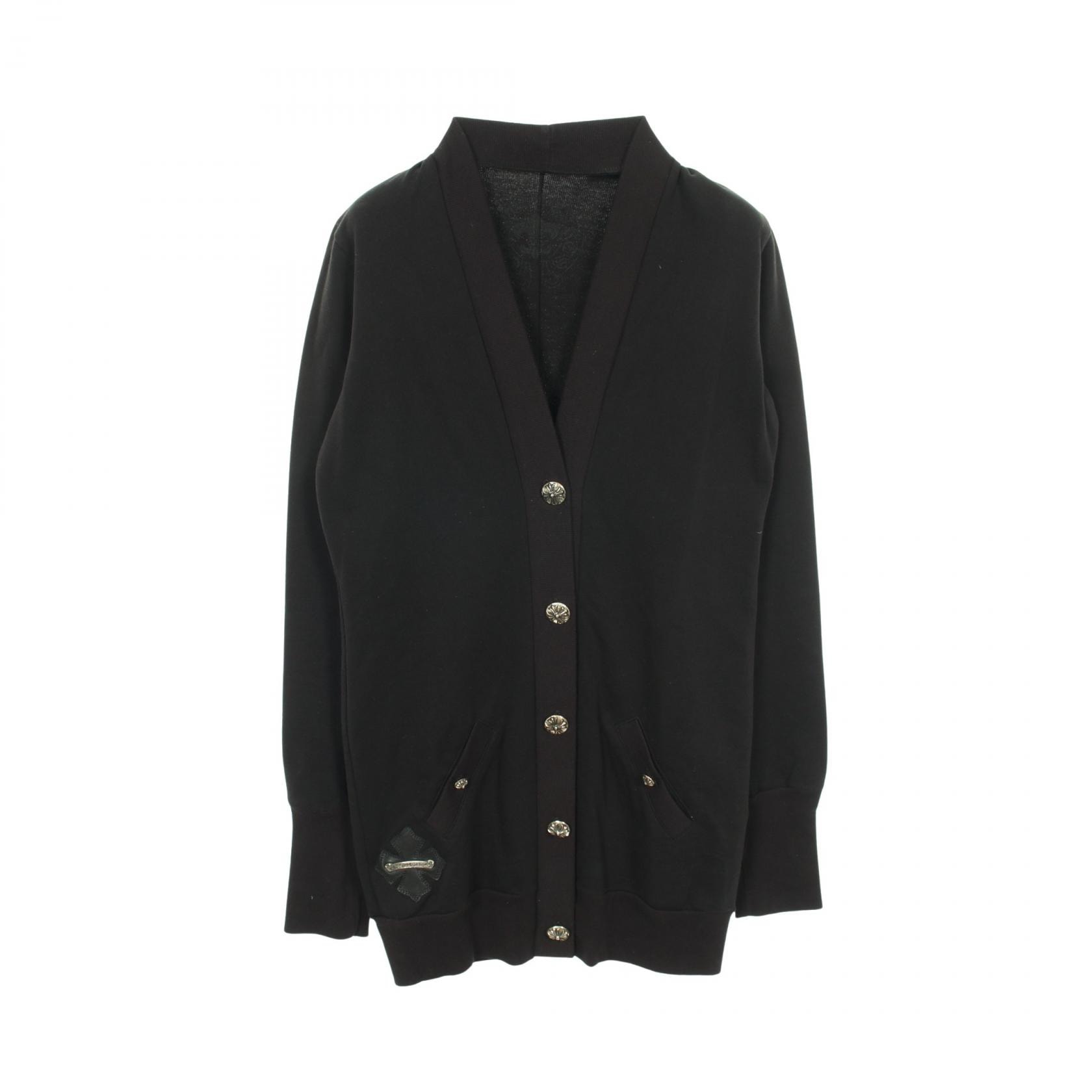 Chrome Hearts Women's Cross Ball Button Cardigan "Black"