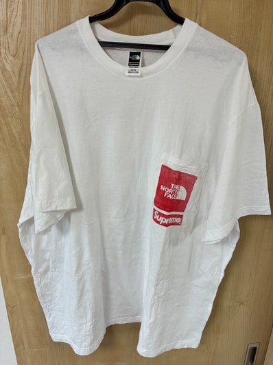 Supreme x The North Face Printed Pocket Tee "White"
