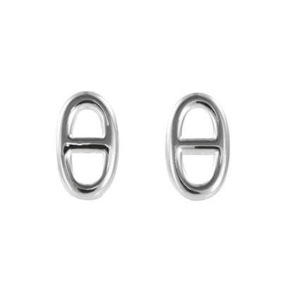 HERMES エルメス Farandole ファランドール TPM ピアス シェーヌダンクル シルバー【中古】