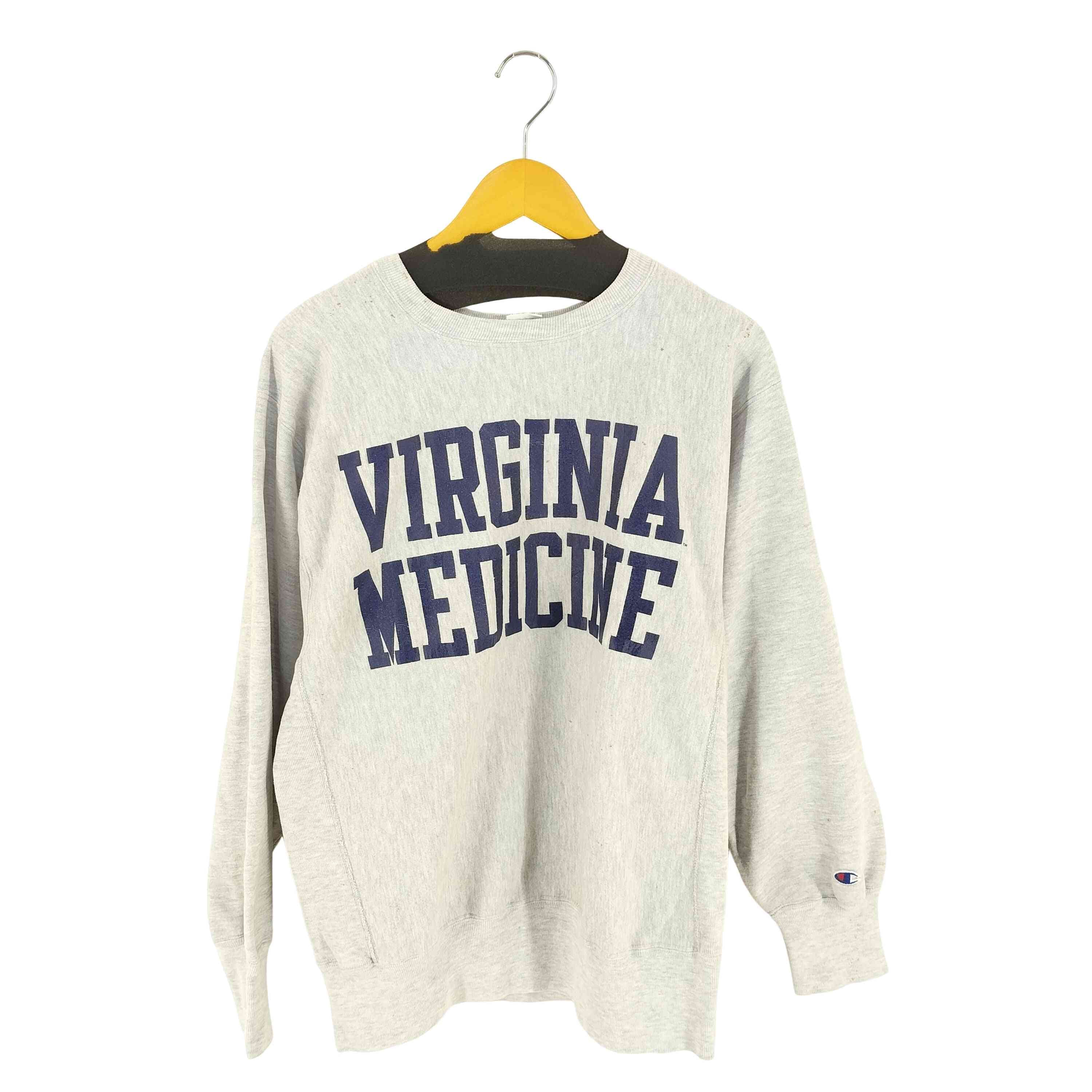 90S USA製 刺繍タグ 2段プリント REVERSE WEAVE スウェット【1139245925324】