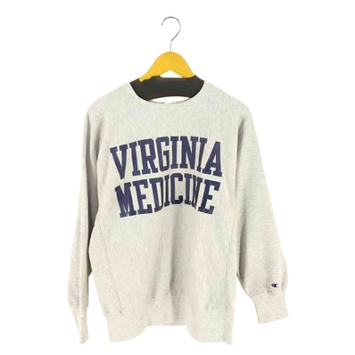 90S USA製 刺繍タグ 2段プリント REVERSE WEAVE スウェット【1139245925324】