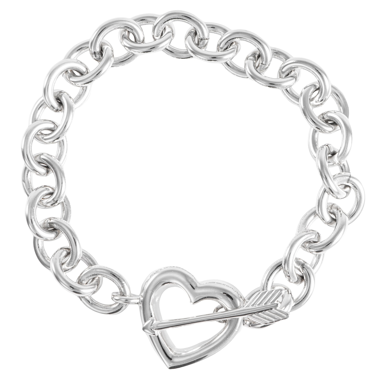 TIFFANY&Co. ティファニー ハートアロー ブレスレット スターリングシルバー シルバー【中古】