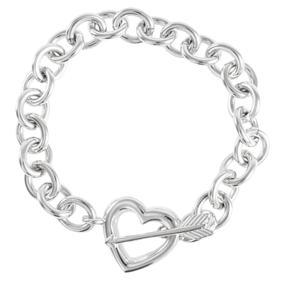 TIFFANY&Co. ティファニー ハートアロー ブレスレット スターリングシルバー シルバー【中古】