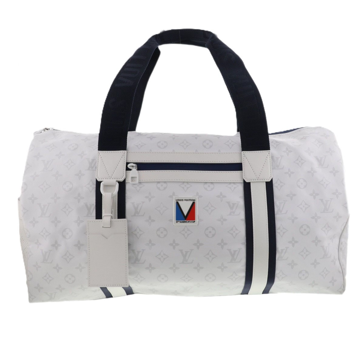 【値下げ】LOUIS VUITTON ルイ・ヴィトン キーポル スポーツ モノグラム ストーム キャンバス ボストンバッグ M11687 モノグラム ホワイト  メンズ【中古】