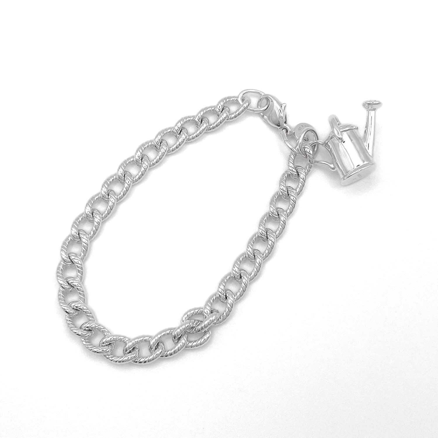 TIFFANY&Co. ティファニー ジョウロ ツイストロープ ブレスレット
 バングル SV925 18.5cm シルバー 新品仕上済 レディース
 【中古】