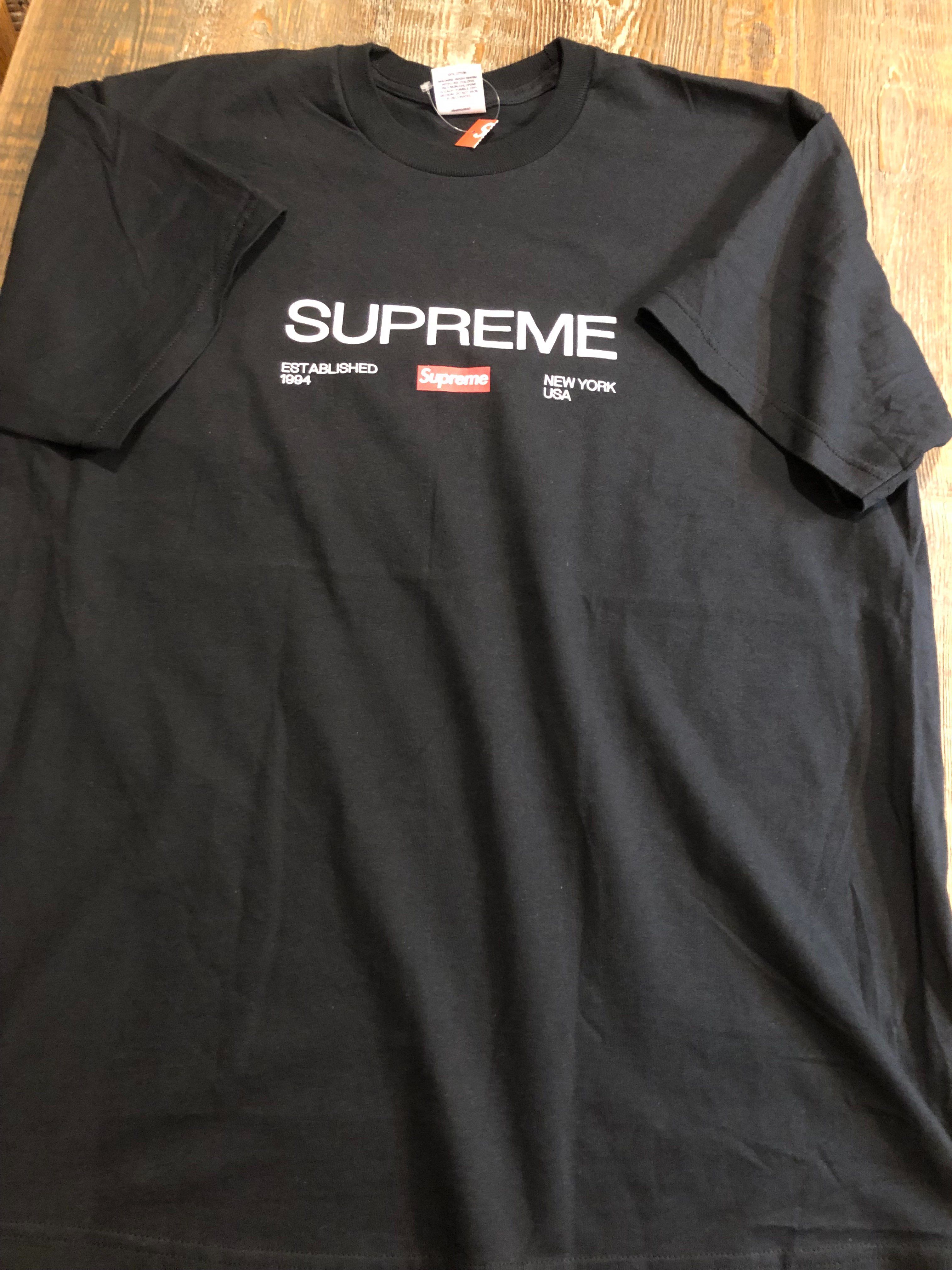 Supreme Est. 1994 Tee "Black"