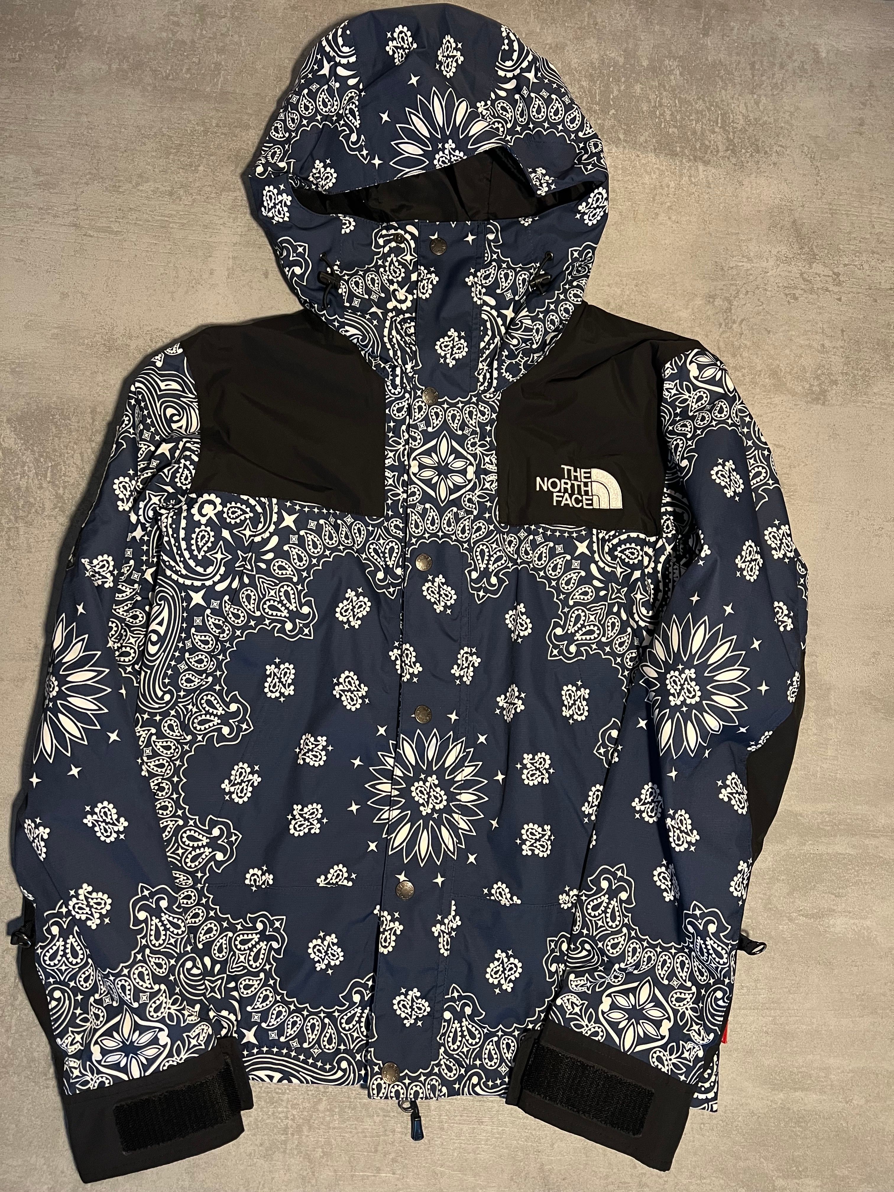 Supreme The North Face Bandana Mountain Parka "Navy"