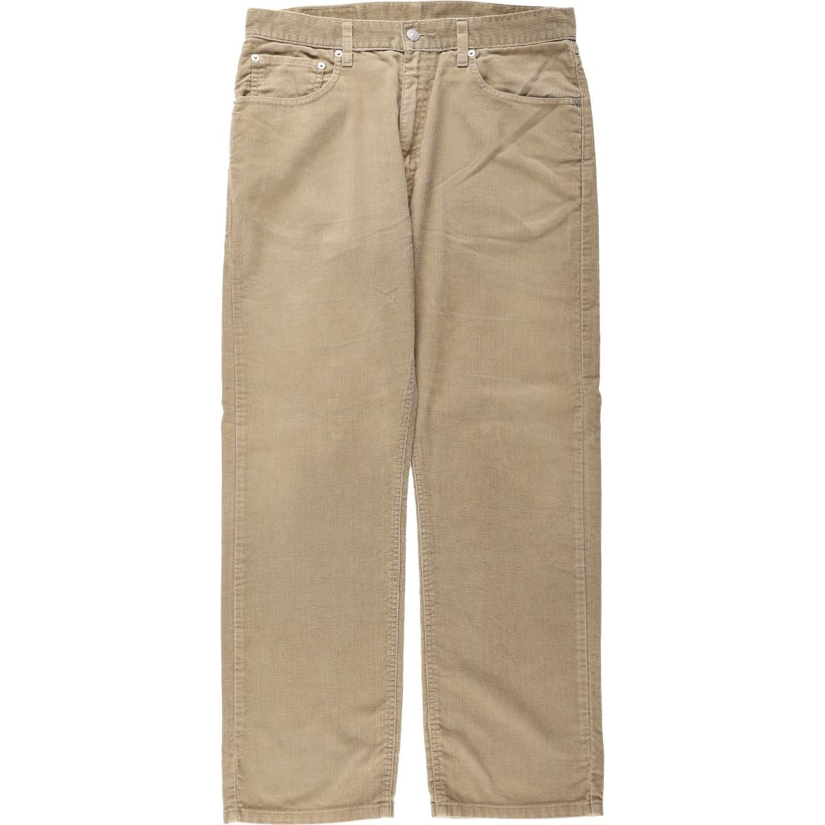 古着 00年代 リーバイス Levi's 505 REGULAR FIT STRAIGHT LEG コーデュロイパンツ メンズw34相当/eaa675065