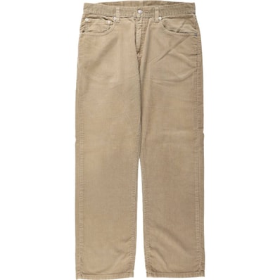 古着 00年代 リーバイス Levi's 505 REGULAR FIT STRAIGHT LEG コーデュロイパンツ メンズw34相当/eaa675065