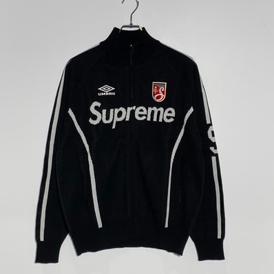 Supreme x Umbro Zip Up Sweater "Black"