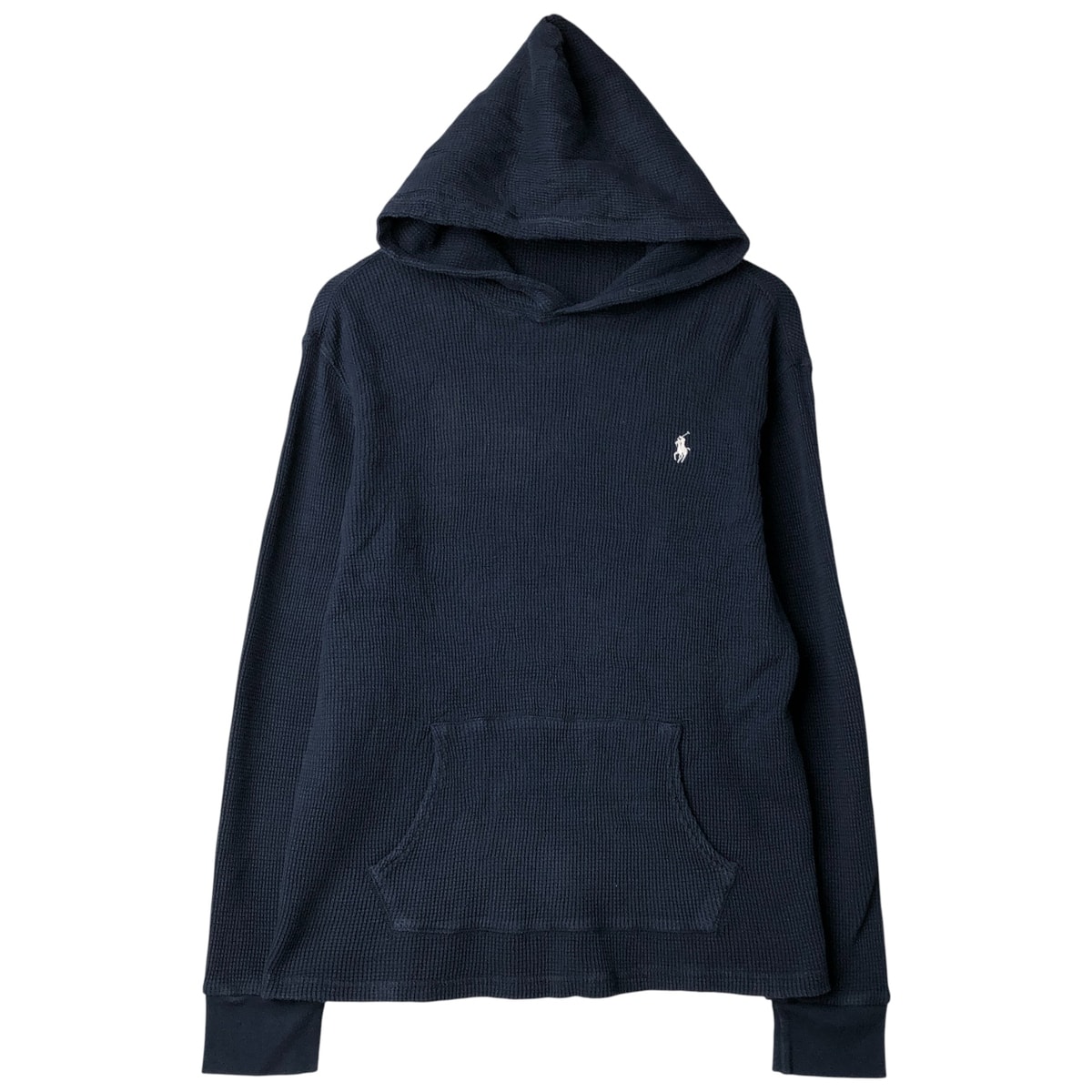 古着 ラルフローレン Ralph Lauren POLO RALPH LAUREN フード付き サーマルロンT ワッフル メンズL相当/eaa611326