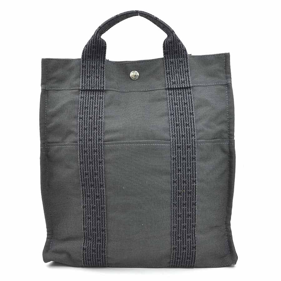 エルメス HERMES リュック サックアドPM キャンバス ダークグレー シルバー レディース【中古】 e61292g