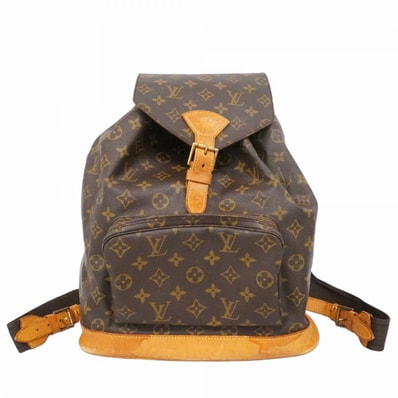 【6dc2516】ルイヴィトン リュック・デイパック モノグラム モンスリGM M51135 ブラウン【中古】レディース