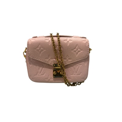 LOUIS VUITTON ルイヴィトン アンプラント マイクロ・メティス ピンク レザー ショルダーバッグ S1-00220 【中古】