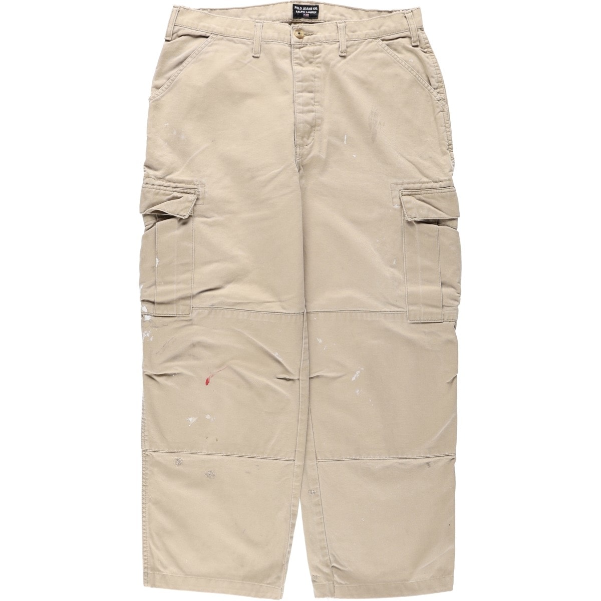 古着 00年代 ラルフローレン Ralph Lauren POLO JEANS COMPANY ペイント ミリタリー カーゴパンツ メンズw34相当/eaa676128