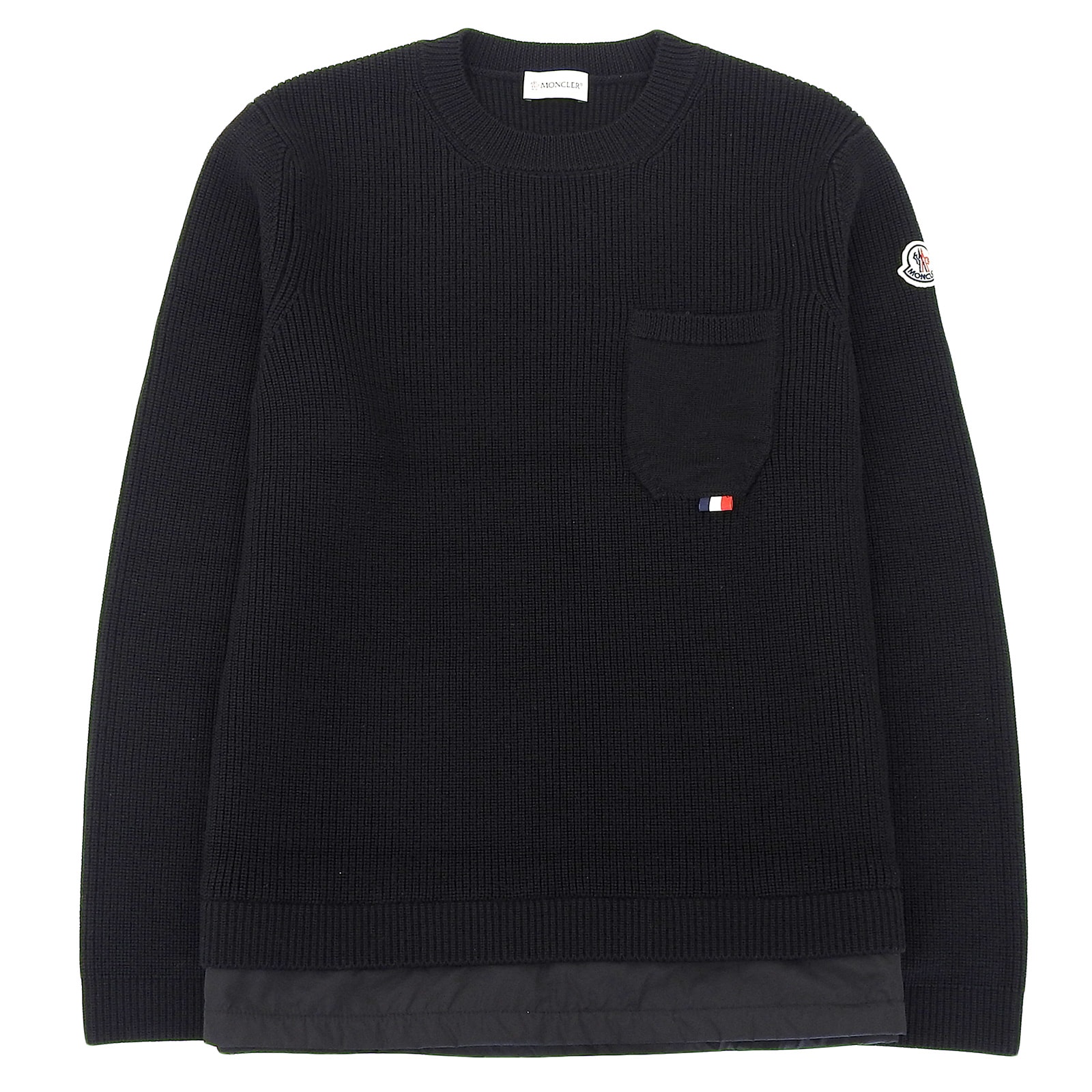極美品 モンクレール
 ニット MAGLIONE ブラック メンズ S