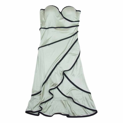 Emporio Armani エンポリオ・アルマーニ キャミソール J2A24J J2V1J ストレッチ ギャザー キャミソール ホワイト系 38【中古】