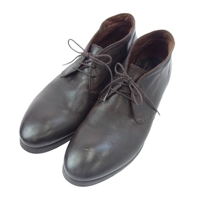 Paul Smith ポール・スミス ブーツ イタリア製 レザー チャッカブーツ ブラウン系 UK9【中古】