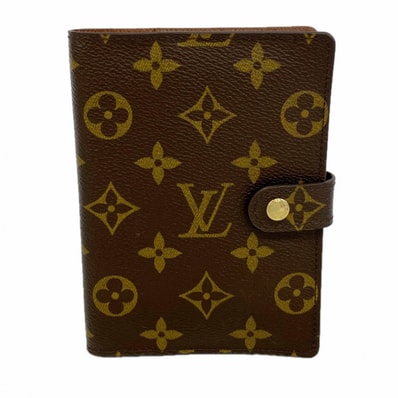 【6dd4292】ルイヴィトン 手帳カバー モノグラム アジェンダPM R20005 ブラウン【中古】メンズ レディース ユニセックス