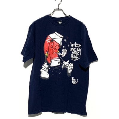 STUSSY SHIRT KING PHADE TEE Navy