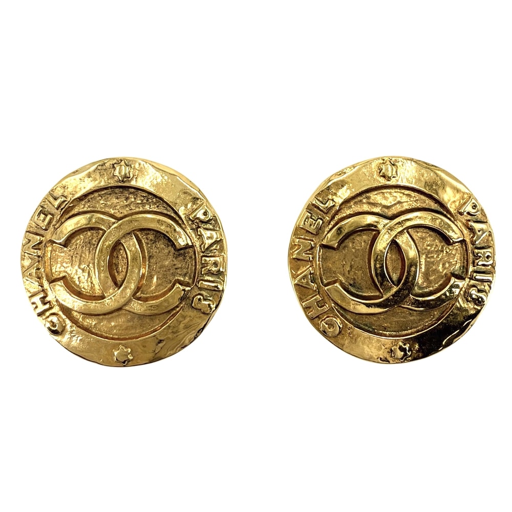CHANEL シャネル イヤリング ココマーク ヴィンテージ アクセサリー GP    28 ゴールド レディース 約23.8g 1993年【中古品】
