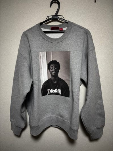 Supreme x Thrasher Crewneck "Heather Grey"