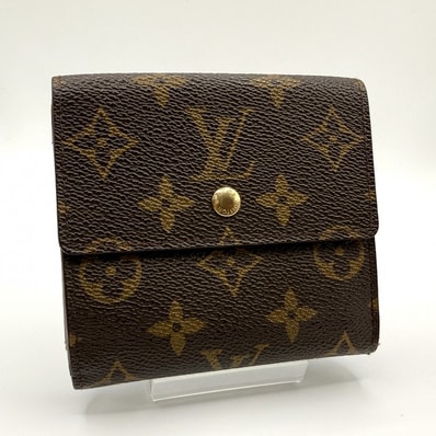 LOUIS VUITTON(ルイヴィトン)ポルトモネ・ビエ カルトクレディ ヴィンテージ 二つ折り財布 コンパクトウォレット モノグラム PVC レザー ゴールド金具 M61652【中古】