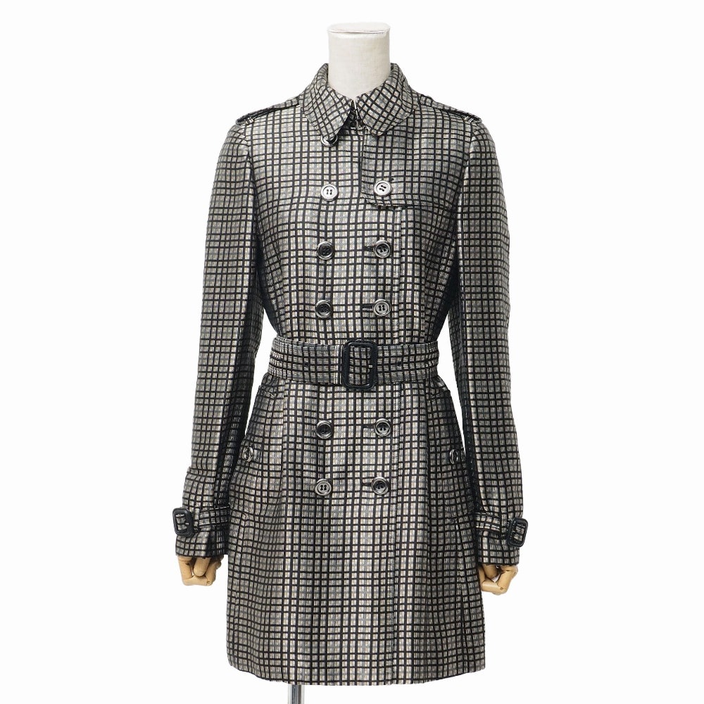 BURBERRY バーバリー トレンチコート サイズ36 チェック柄 ブランド古着【中古】20260629/RA9936