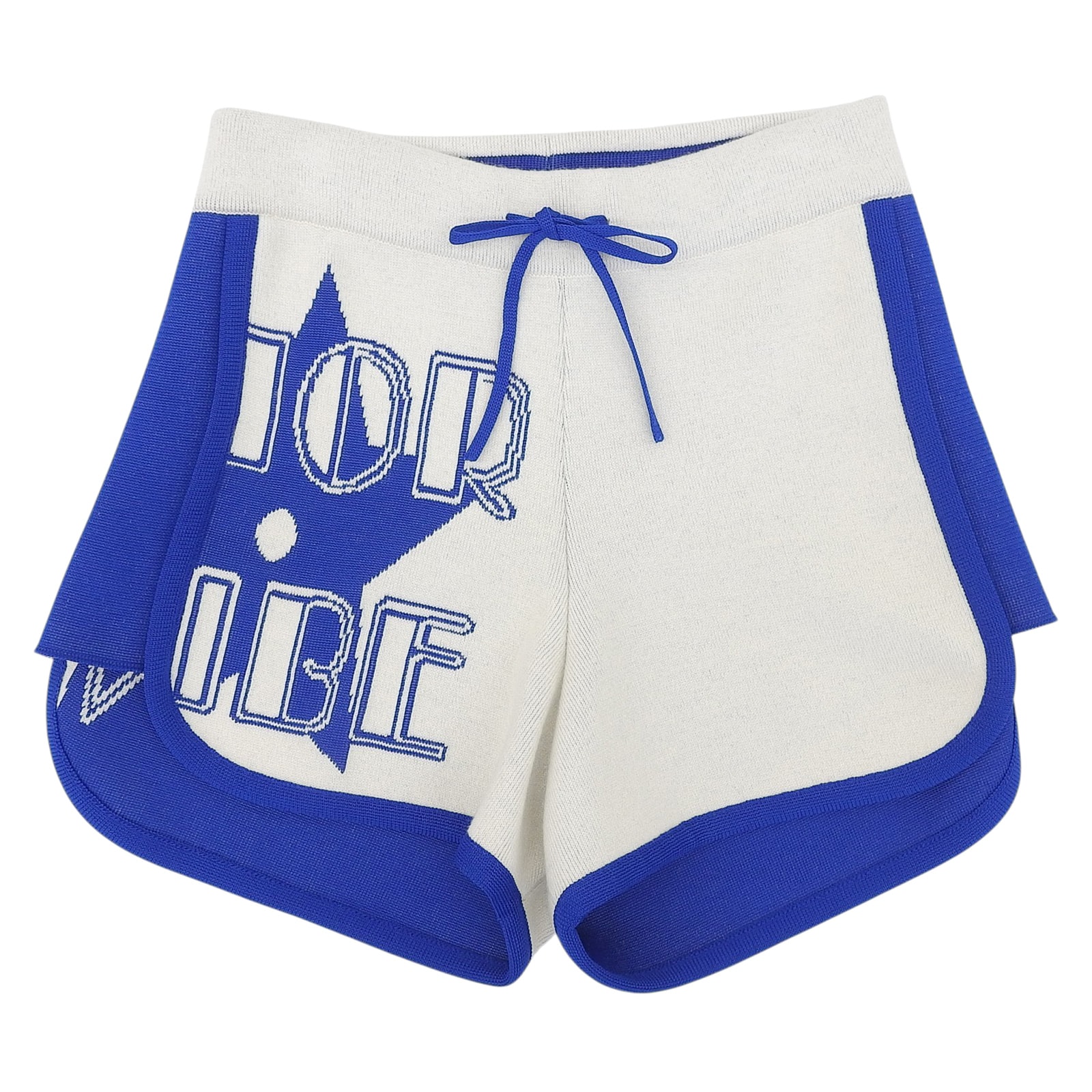 極美品 クリスチャンディオール ショートパンツ ホワイト レディース 34 224P17AM110