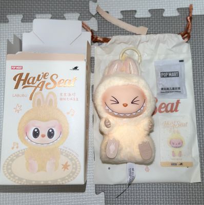 POP MART THE MONSTERS (LABUBU) Have a Seat Plush Series SISI