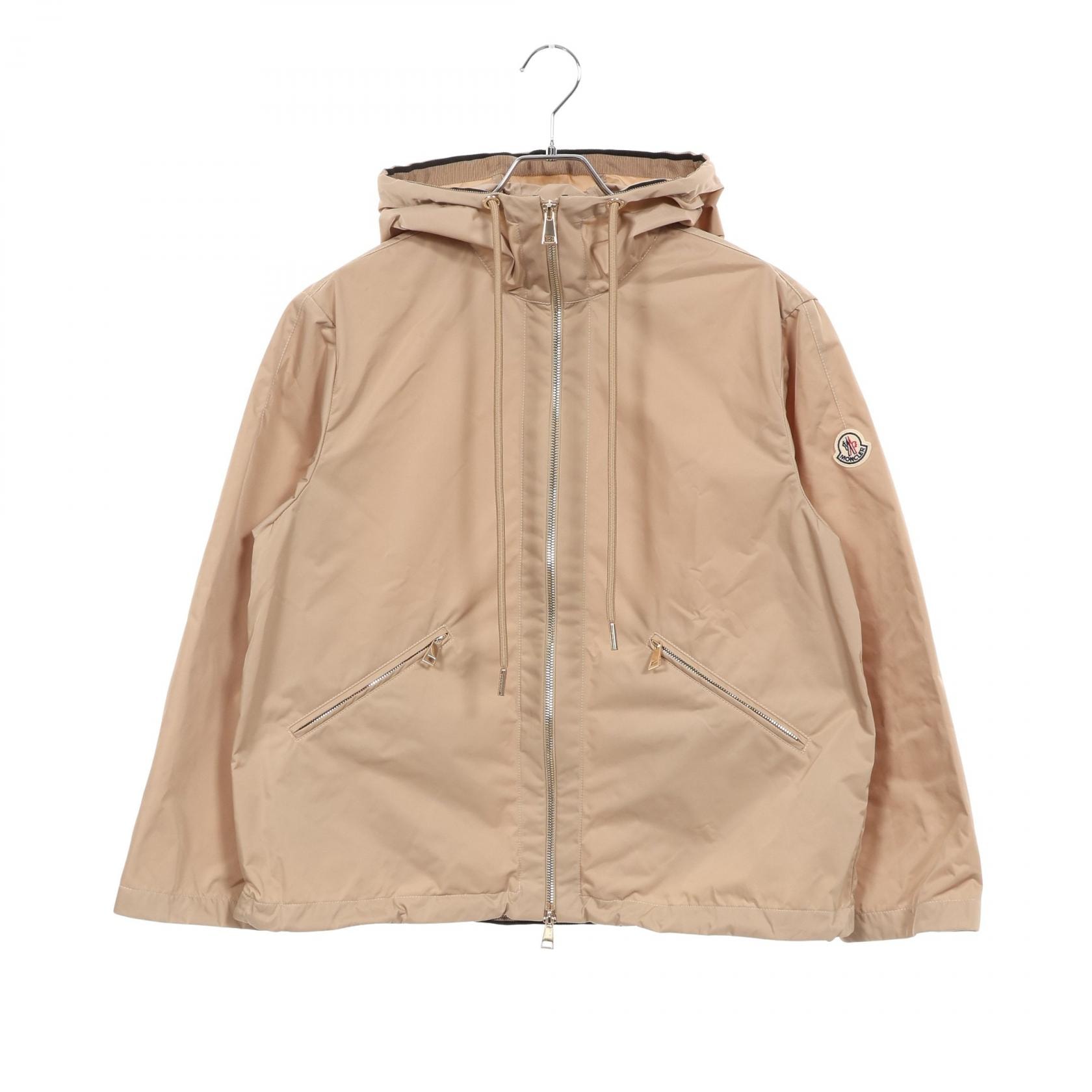 モンクレール MONCLER CASSIOPEA フード付き 衣料品 アウター ポリエステル レディース ベージュ系 【中古】