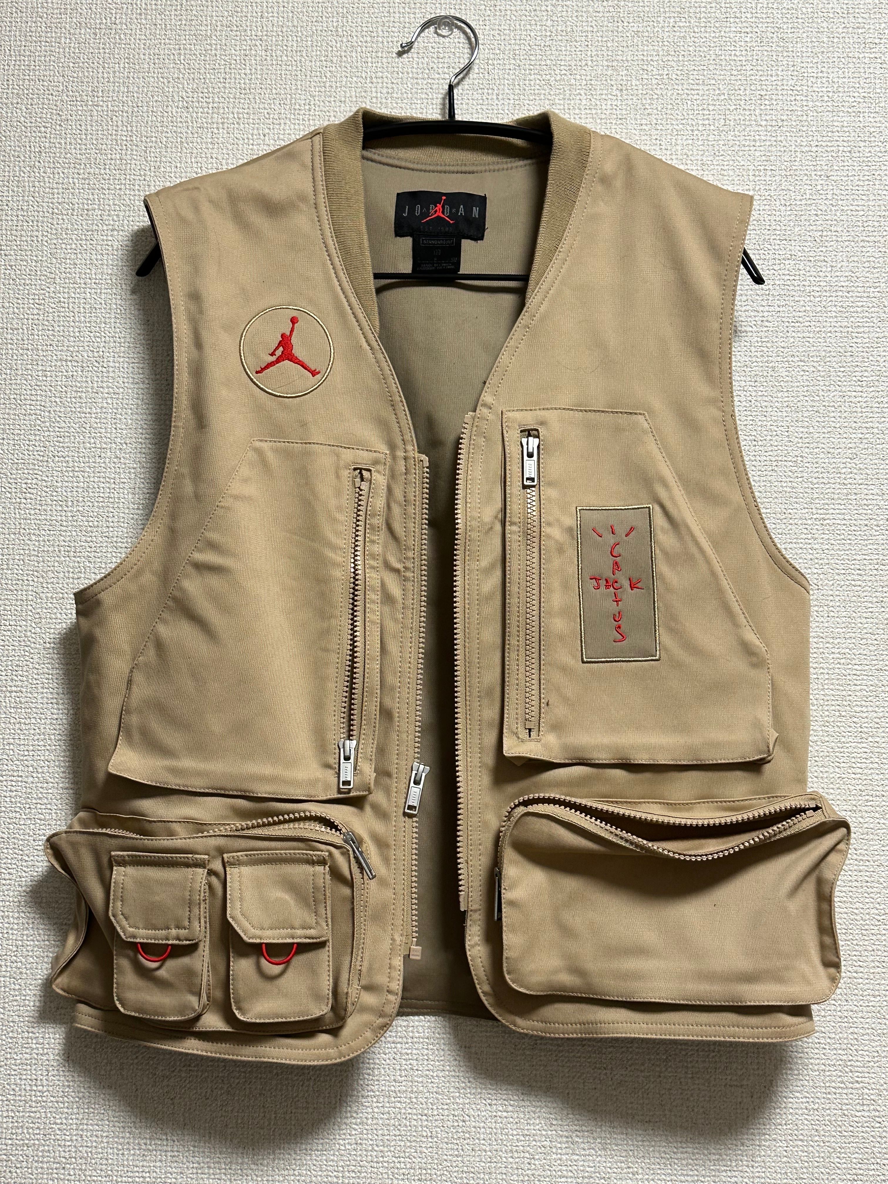 Air Jordan x Travis Cactus Jack Utility Vest "Khaki Desert"