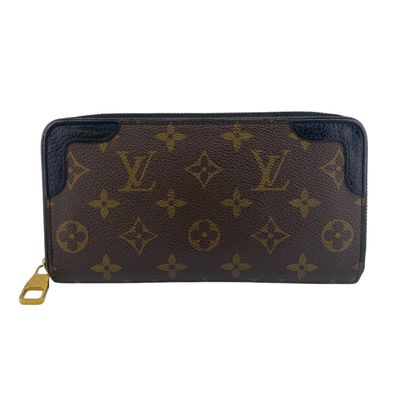 ルイヴィトン LOUIS VUITTON 長財布 モノグラム ジッピーウォレット レティーロ ラウンドファスナー M61855 ブラウン