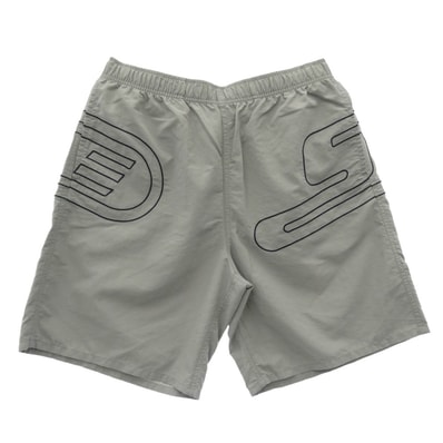 Supreme シュプリーム 25SS Big Logo Nylon Short ビッグ ロゴ ナイロン ショートパンツ ショーツ ハーフパンツ グレー系 M【美品】【中古】