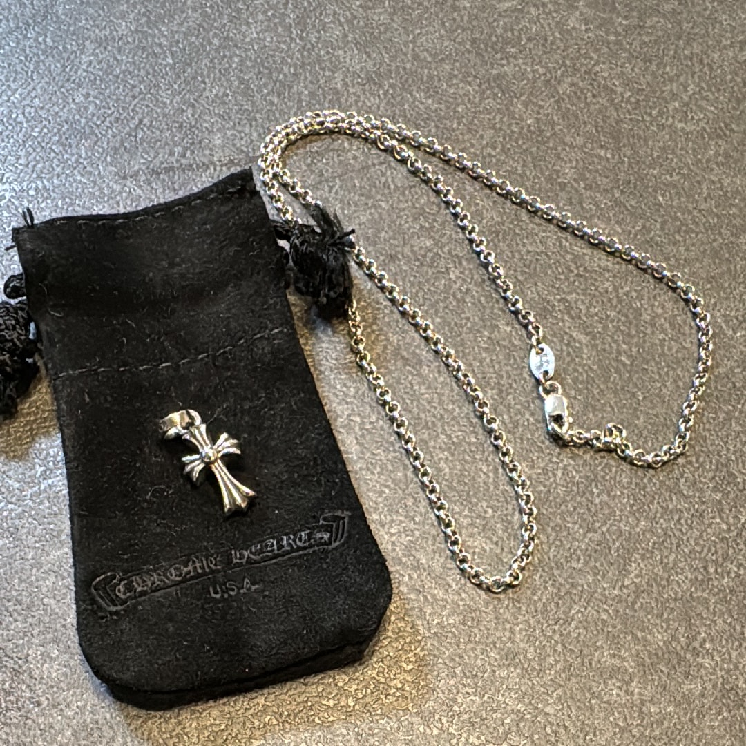 Chrome Hearts CH Cross Baby Fat Charm "Silver"
